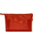 Turuncu File Clutch Çanta 1