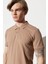 Regular Fit Camel Erkek Polo Yaka T-Shirt MW211837211 3