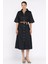 Kadın Kemerli Jean Kot Elbise P-00017586 1