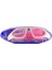 Pembe Beyaz Silikon Yüzücü Gözlüğü, Geniş Açı ve Kulaklık Hediye ile Konforlu Yüzme 2
