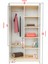 Minik Rüyacı Design "calista" Gardırop 5 Raflı Askılı Çocuk Odasi Elbise Dolabı 5