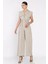 Bel Lastikli Kemerli Keten Tulum P-00017515 2