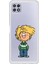 Samsung Galaxy A22 Uyumlu Şeffaf Kılıf Cartoon 2 Tasarımlı 1