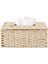 Rattan Mendil Kutusu, Vintage Peçetelik, Kasa Dağınıklığı Saklama Kabı Kapağı, Oturma Odası Masası Dekorasyonu (Bej) (Yurt Dışından) 3