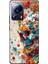 Xiaomi Mi 13 Lite Uyumlu Şeffaf Kılıf Graffiti 5 Tasarımlı 1