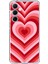 Samsung Galaxy A35 Uyumlu Şeffaf Kılıf Kalp 3 Tasarımlı 1