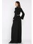 Kruvaze Yaka Bel Bağcıklı Bluz Pantolon Ikili Takım P-00017492 3