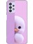 Samsung Galaxy A32 Uyumlu Şeffaf Kılıf 3 Peluş Ördek Tasarımlı 1