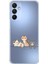 Samsung Galaxy A15 Uyumlu Şeffaf Kılıf Kedişler 4 Tasarımlı 1