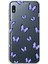 Samsung Galaxy A10 Uyumlu Şeffaf Kılıf Kelebek 3 Tasarımlı 1