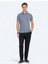 Gri Düz Regular Fit Casual Gömlek 2