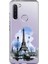 Samsung Galaxy A21 Uyumlu Şeffaf Kılıf Paris 2 Tasarımlı 1