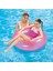 Renkli Fosforlu 91 cm Şişme Deniz Simidi Neon Pembe 1
