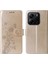 Xiaomi Redmi Note 14 4g Çiçek Kart Yuvaları Deri Flip Için Flip Case (Yurt Dışından) 4