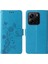 Xiaomi Redmi Note 14 4g Çiçek Kart Yuvaları Deri Flip Için Flip Case (Yurt Dışından) 1