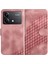 Xiaomi Poco X6 Neo 5g Geometrik Desen Manyetik Kart Tutucu Için Flip Case (Yurt Dışından) 1