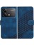 Xiaomi Poco X6 Neo 5g Geometrik Desen Manyetik Kart Tutucu Için Flip Case (Yurt Dışından) 1