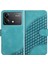 Xiaomi Poco X6 Neo 5g Geometrik Desen Manyetik Kart Tutucu Için Flip Case (Yurt Dışından) 1