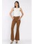 Ispanyol Paça Likralı Kadın Gabardin Pantolon P-00012118 1