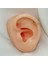 14 Ayar Altın Kalp Minimal Halka Piercing 3