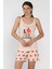 Kadın Baskılı Şortlu Pijama Takımı P-00017375 2