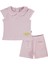 Kız Bebek Şortlu Takım 6-18 Ay Pembe 1