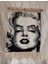Makrome Marilyn Monroe Duvar Süsü – El Yapımı Bohem Dekor 1