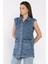 Kadın Çift Cepli Jean Kot Yelek P-00014996 2