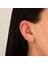 14 Ayar Altın Alttan Markis Taşlı Minimal Halka Piercing 2