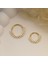 14 Ayar Altın Taşlı Minimal Halka Piercing 4