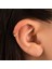 14 Ayar Altın Tek Taş Minimal Halka Piercing 5