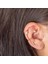 14 Ayar Altın Taşlı Minimal Halka Piercing 3