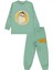 Erkek Çocuk Pijama Takımı 2-5 Yaş Soft Haki 1