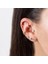 14 Ayar Altın Alttan Taşlı Halka Piercing 2