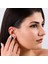 14 Ayar Altın Alttan Taşlı Halka Piercing 3