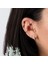 14 Ayar Altın Alttan Taşlı Halka Piercing 4