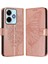 Xiaomi Poco M6 4g Kabartma Kelebek Premium Deri Manyetik Için Kılıf (Yurt Dışından) 4