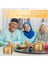 4 Adet Ramazan Tepsisi Kapaklı Altın Eid Mubarak Tepsi Ramazan Tabağı Ramazan Süslemeleri Ramazan Gıda Saklama Kabı (Yurt Dışından) 4
