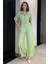 Yarım Fermuarlı Bel Lastikli Kısa Kol Tulum P-00017335 1
