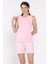 Kadın Çizgi Desenli Şortlu Pijama Takımı P-00017387 1
