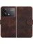 Xiaomi Poco X6 Neo 5g Geometrik Desen Manyetik Kart Tutucu Için Flip Case (Yurt Dışından) 1