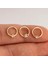 14 Ayar Altın Taşlı Yıldız Minimal Halka Piercing 3