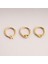 14 Ayar Altın Taşlı Yıldız Minimal Halka Piercing 5