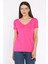 Ön Arka V Yaka Kadın T-Shirt P-00015022 1