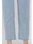 Kadın Yüksek Bel Taş Işlemeli Jean Kot Pantolon P-00017322 5