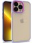 Apple iPhone 13 Pro Kılıf Kamera Korumalı Renkli Çerçeveli Şeffaf Yüzey Esnek Sert Silikon Flora Kapak 1