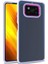 Xiaomi Poco X3 Kılıf Kamera Korumalı Renkli Çerçeveli Şeffaf Yüzey Esnek Sert Silikon Flora Kapak 1