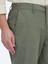 Haki Düz Dokuma Jogging Fit Casual Pamuk Karışımlı Pantolon 4