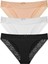 Kadın Lazer Kesim Dantelli Slip Külot 3'lü Paket Set - KTS3101 2