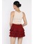 Kadın Bel Lastikli Fırfırlı Mini Şort Etek P-00016942 3